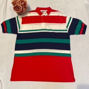 NWT OLD HILLS DEPT STORE STOCK American Spirits L Mens Shirt (Hills closed 1999)